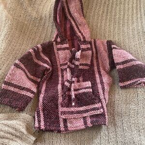 Kids Pink and Purple Hooded Shirt
